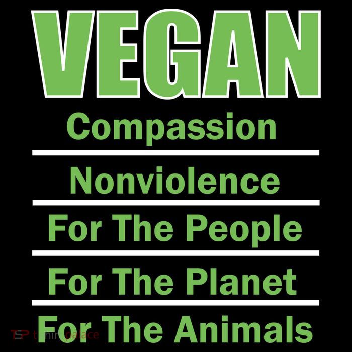 Vegan Message 16 in Basic Backpack