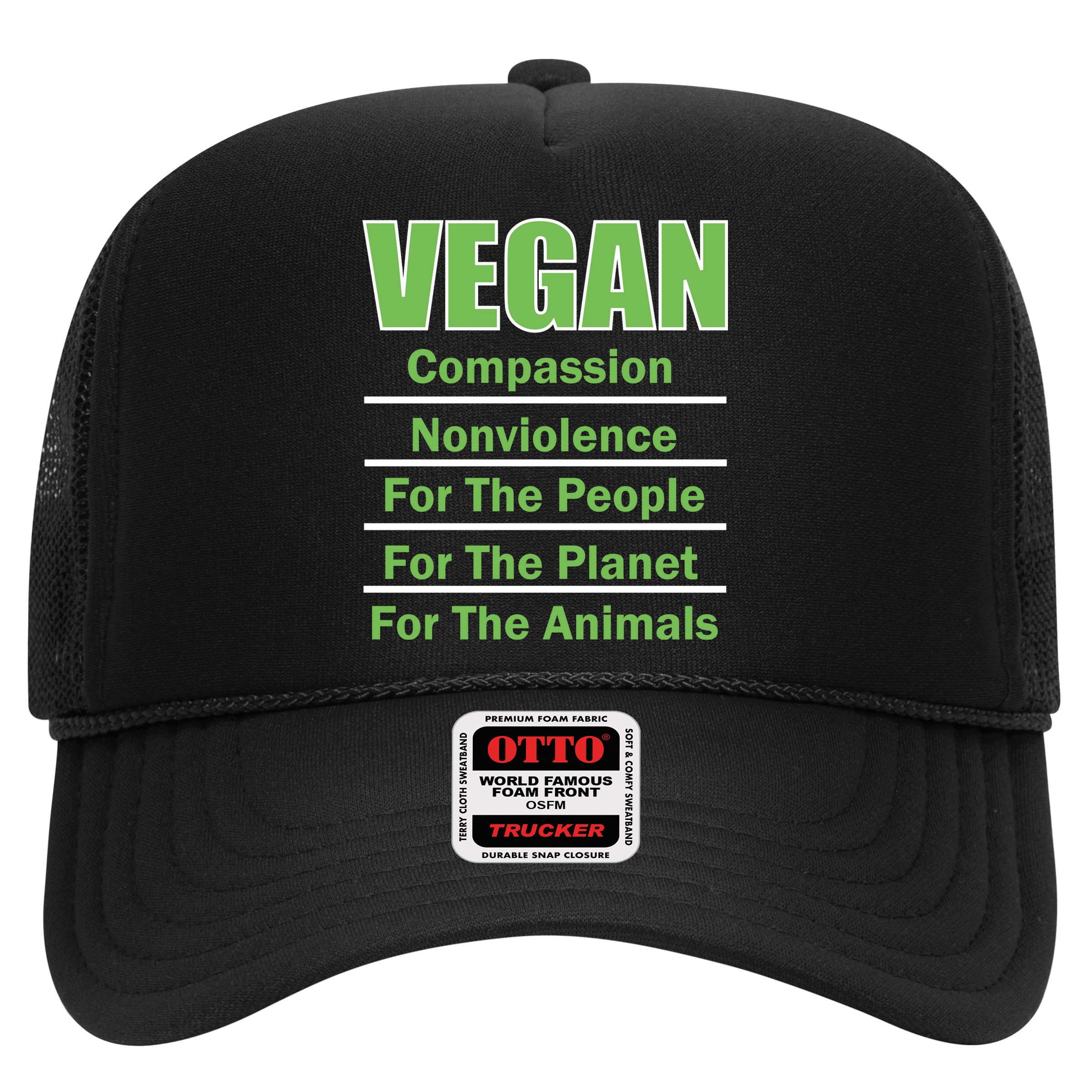 Vegan Message Hat