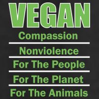 Vegan Message Golf Towel