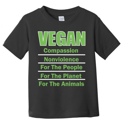 Vegan Message Toddler T-Shirt