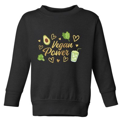 Vegan Power Toddler Sweatshirt
