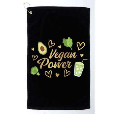 Vegan Power Platinum Collection Golf Towel