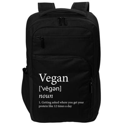 Vegan Protein Definition Impact Tech Backpack