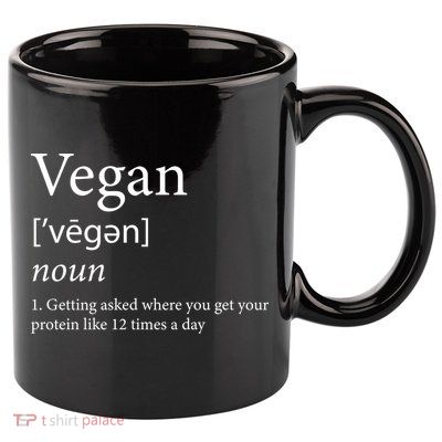 Vegan Protein Definition 11oz C Handle Ceramic Mug