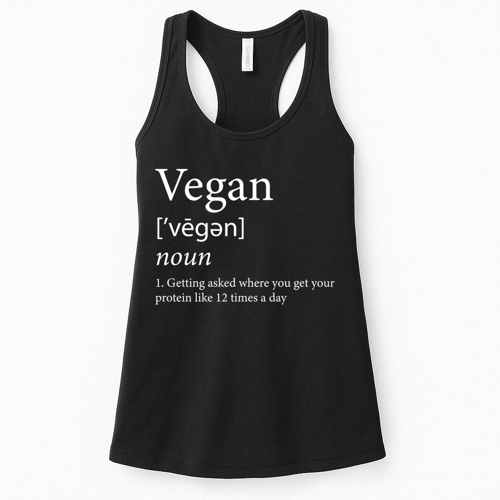 Vegan Protein Definition Womens Tank Top