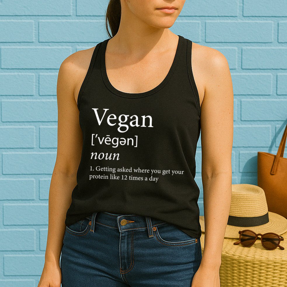 Vegan Protein Definition Womens Tank Top