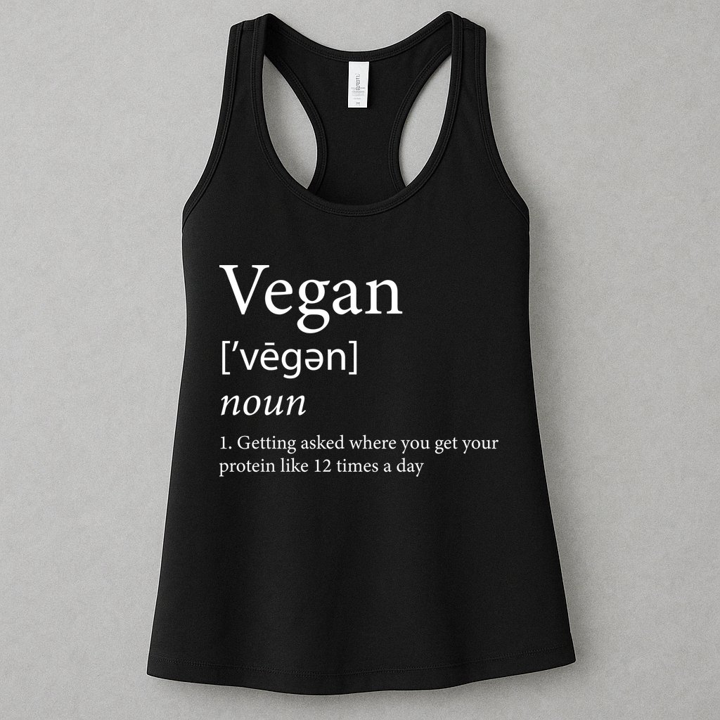 Vegan Protein Definition Womens Tank Top