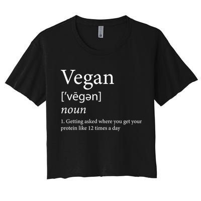 Vegan Protein Definition Crop Top