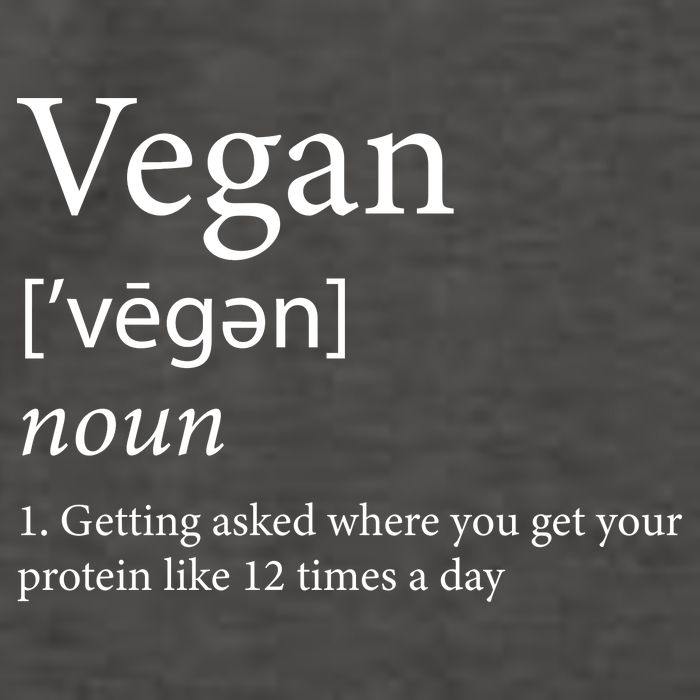 Vegan Protein Definition Vector Backpack