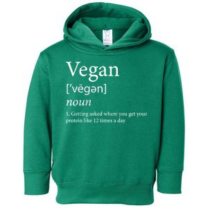 Vegan Protein Definition Toddler Hoodie