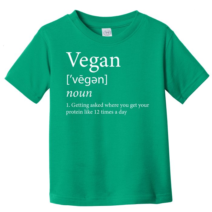 Vegan Protein Definition Toddler T-Shirt