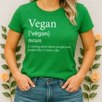 Vegan Protein Definition Womens T-Shirt
