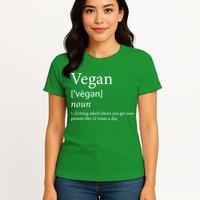 Vegan Protein Definition Womens T-Shirt