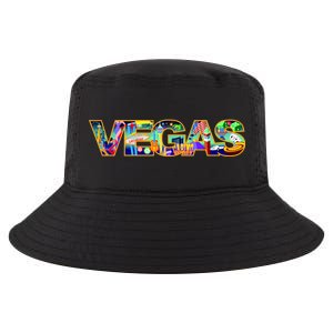 Vegas - Las Vegas Logo Cool Comfort Performance Bucket Hat