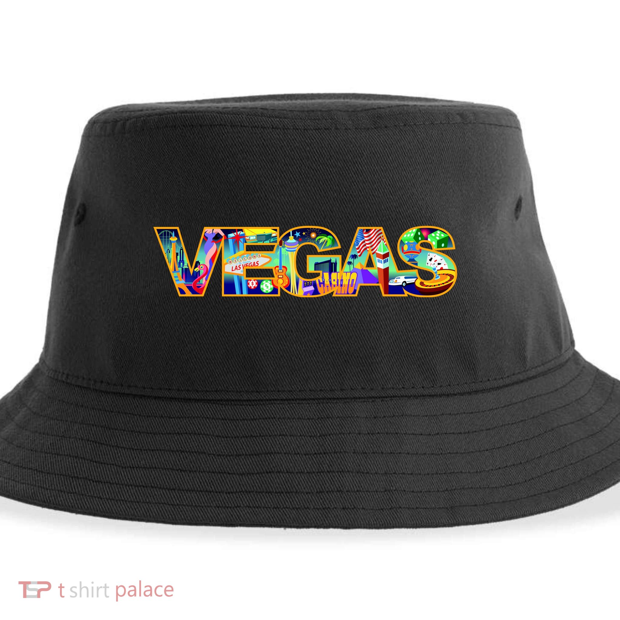 Vegas - Las Vegas Logo Sustainable Bucket Hat