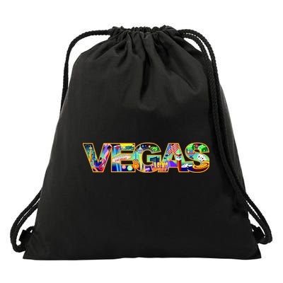 Vegas - Las Vegas Logo Drawstring Bag