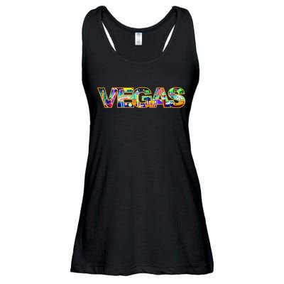 Vegas - Las Vegas Logo Ladies Essential Flowy Tank