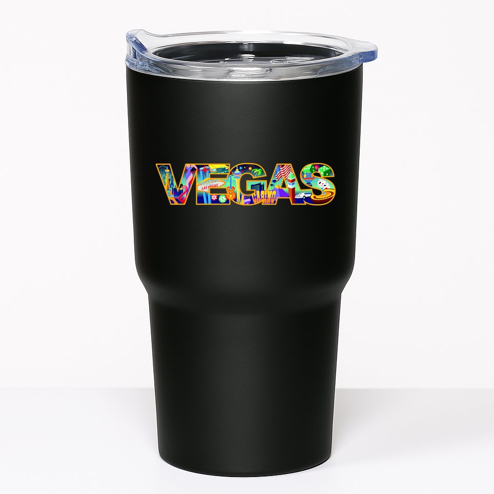 Vegas - Las Vegas Logo Tumbler