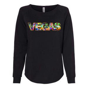 Vegas - Las Vegas Logo Womens California Wash Sweatshirt