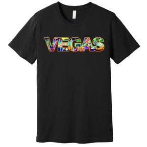 Vegas - Las Vegas Logo Premium T-Shirt