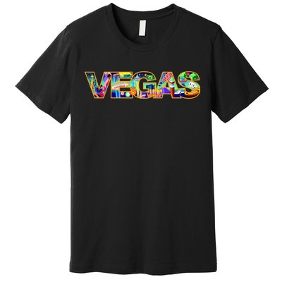 Vegas - Las Vegas Logo Premium T-Shirt