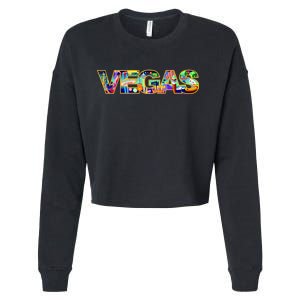 Vegas - Las Vegas Logo Cropped Pullover Crew