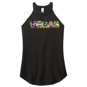 Vegas - Las Vegas Logo Women's Perfect Tri Rocker Tank