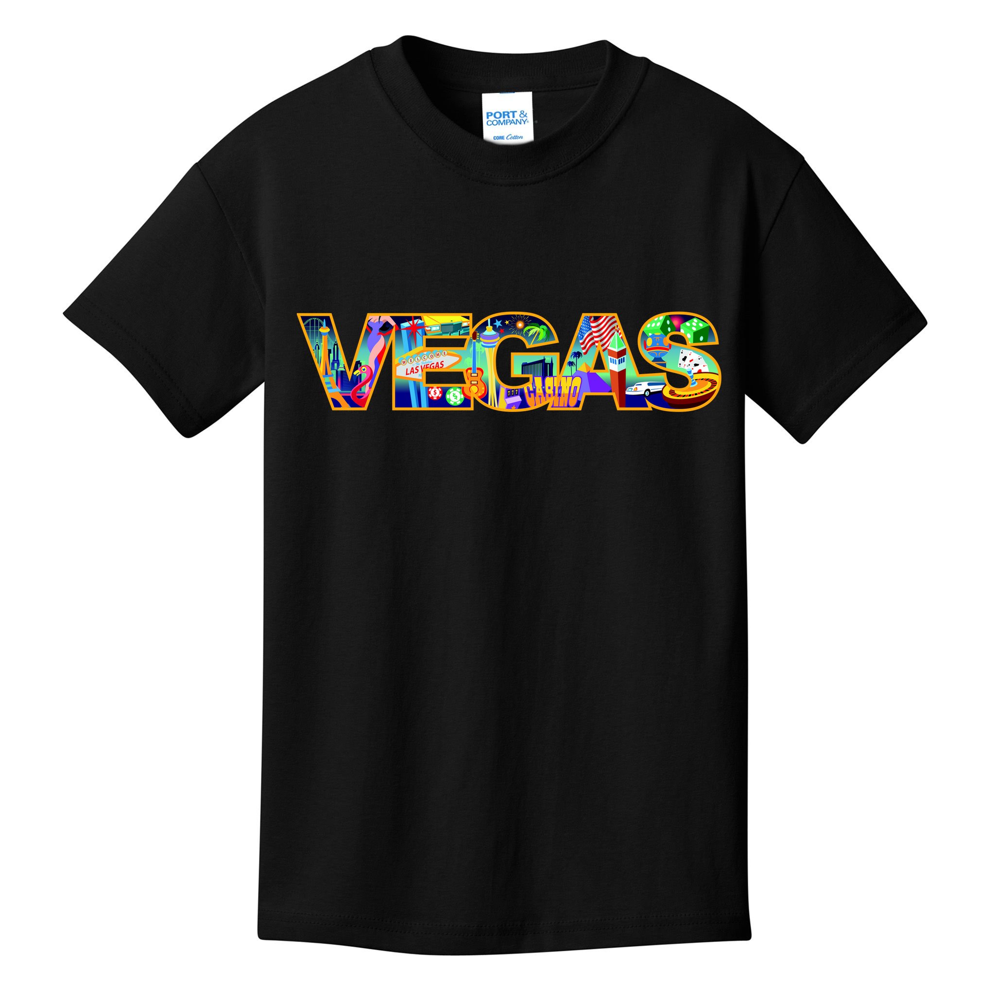Vegas - Las Vegas Logo Kids T-Shirt
