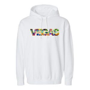 Vegas - Las Vegas Logo Garment-Dyed Fleece Hoodie