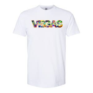 Vegas - Las Vegas Logo Softstyle CVC T-Shirt