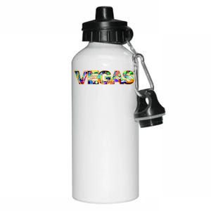 Vegas - Las Vegas Logo Aluminum Water Bottle