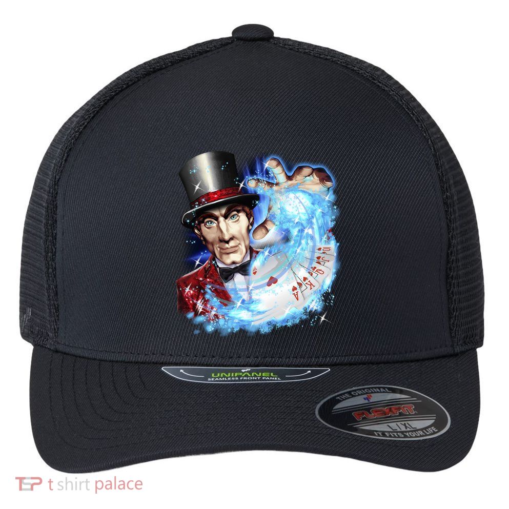 Vegas Magician Flexfit Unipanel Trucker Cap