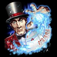 Vegas Magician Drawstring Bag