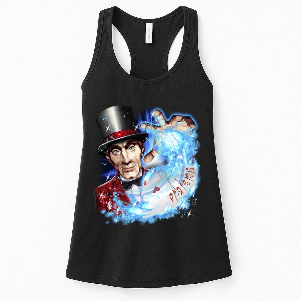 Vegas Magician Womens Tank Top