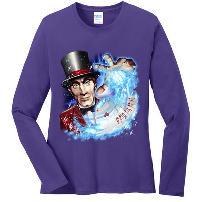 Vegas Magician Ladies Long Sleeve Shirt