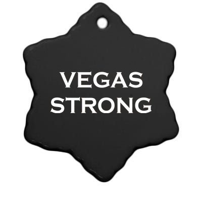 Vegas Strong Ceramic Star Ornament