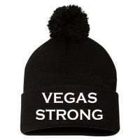 Vegas Strong Pom Pom 12in Knit Beanie