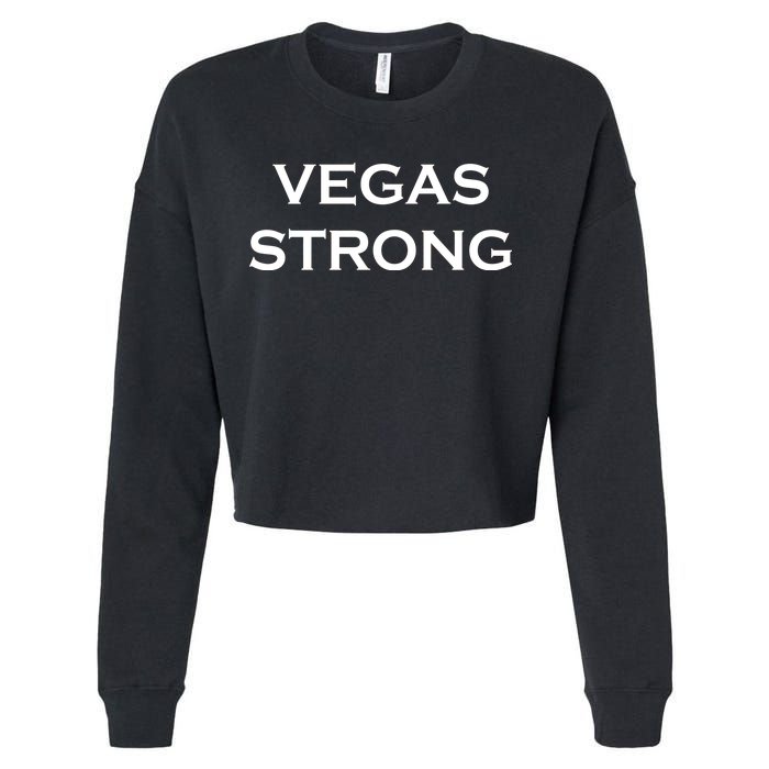 Vegas Strong Cropped Pullover Crew