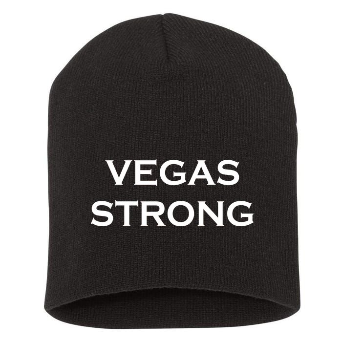 Vegas Strong Short Acrylic Beanie