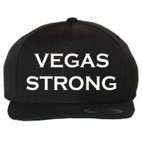 Vegas Strong Wool Snapback Cap