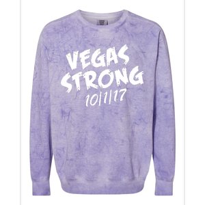 Vegas Strong 10-1-17 Colorblast Crewneck Sweatshirt