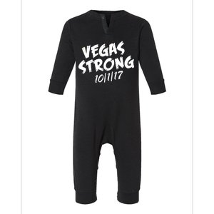 Vegas Strong 10-1-17 Infant Fleece One Piece