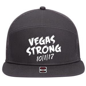 Vegas Strong 10-1-17 7 Panel Mesh Trucker Snapback Hat