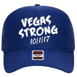 Vegas Strong 10-1-17 High Crown Mesh Back Trucker Hat