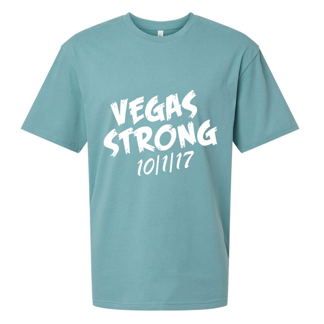 Vegas Strong 10-1-17 Sueded Cloud Jersey T-Shirt