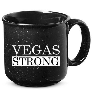 Vegas Strong Classy News Text 15oz Campfire Ceramic Mug