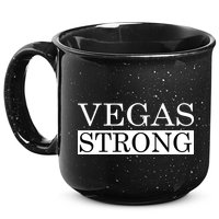 Vegas Strong Classy News Text 15oz Campfire Ceramic Mug