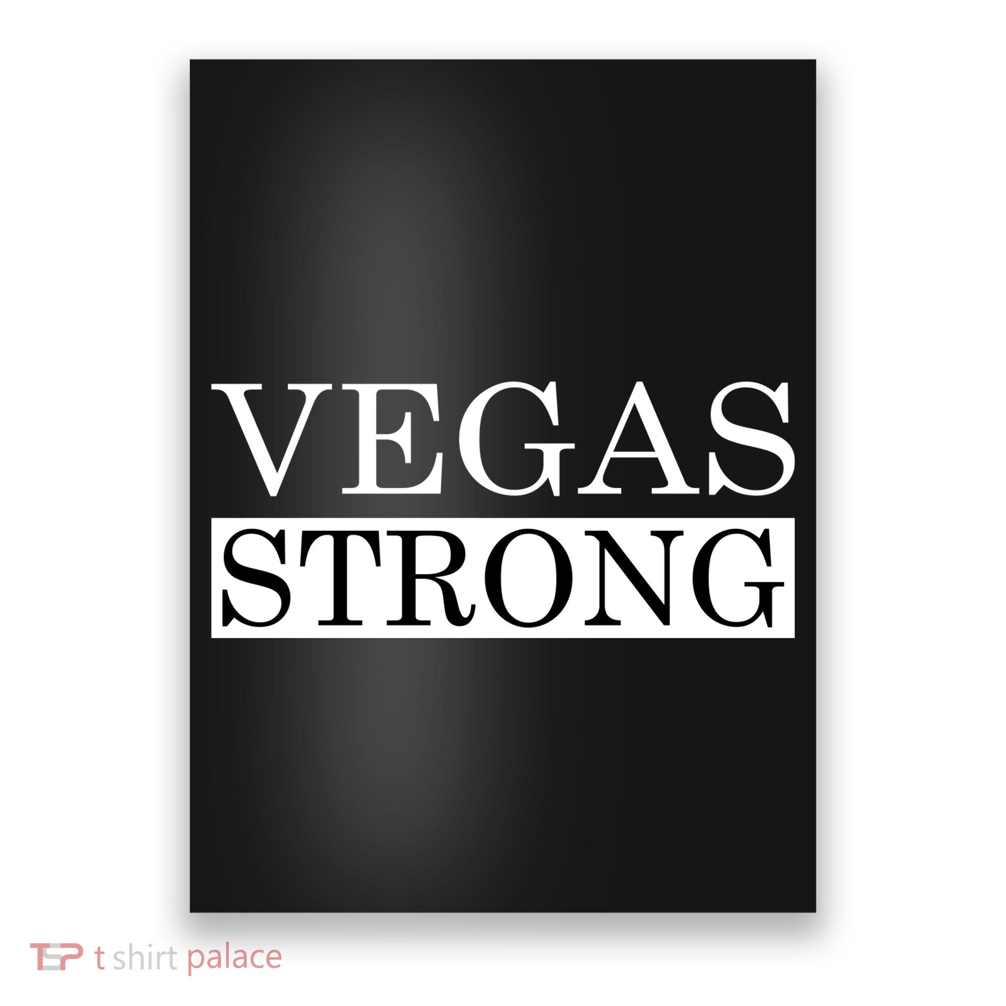 Vegas Strong Classy News Text Poster