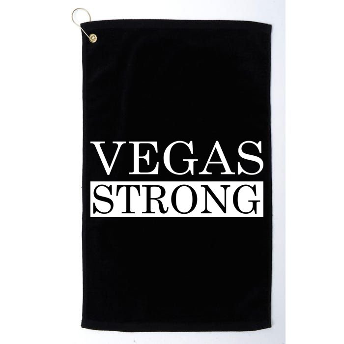 Vegas Strong Classy News Text Golf Towel