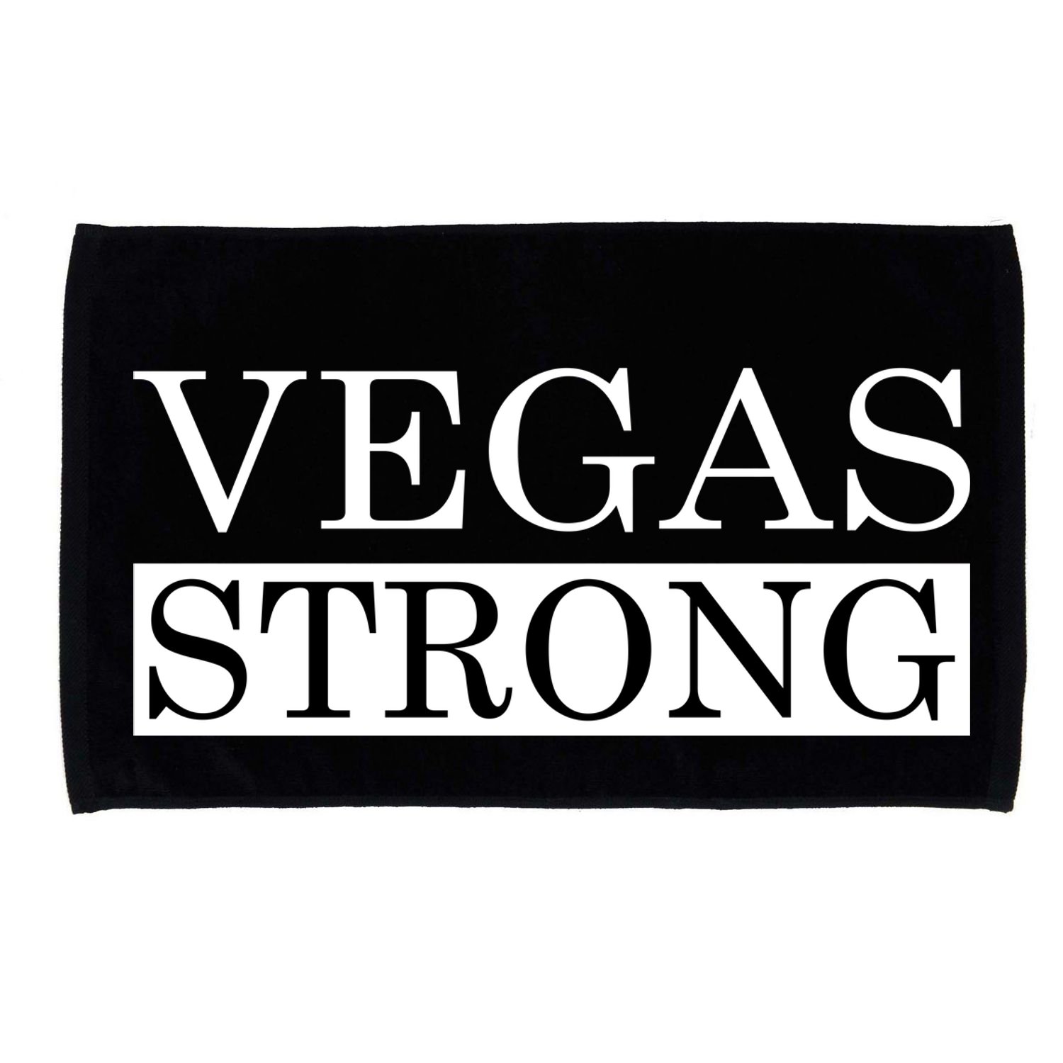 Vegas Strong Classy News Text Microfiber Hand Towel